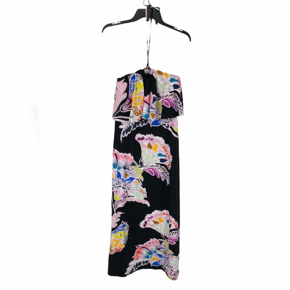 Trina Turk Floral Halter Swim Coverup Dress XS - Picture 2 of 12
